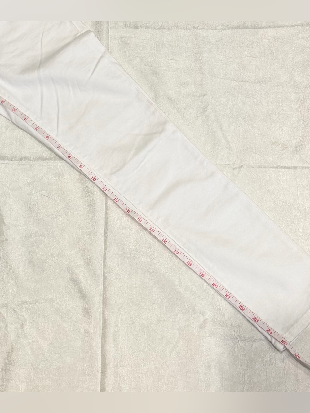 AG Adriano Goldschmied The Prima Crop Cigarette Crop White Jeans Women’s 24 - Picture 6 of 6